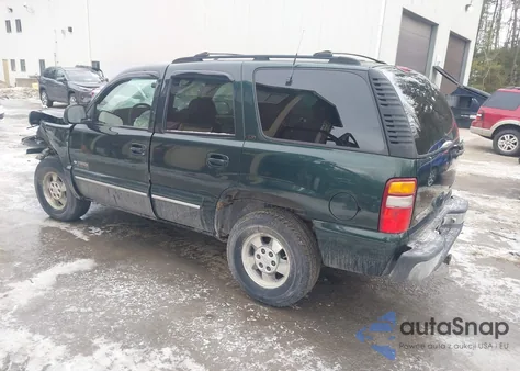 2001 Chevrolet Tahoe Lt z USA, uszkodzony, nr VIN 1GNEK13T01R156832